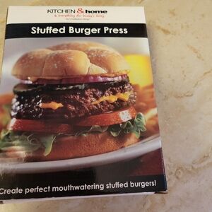 Stuffed Burger Press - Black